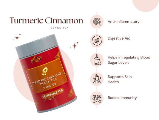 Turmeric Cinnamon Black Tea anti-inflammatory benefits and immunity boost