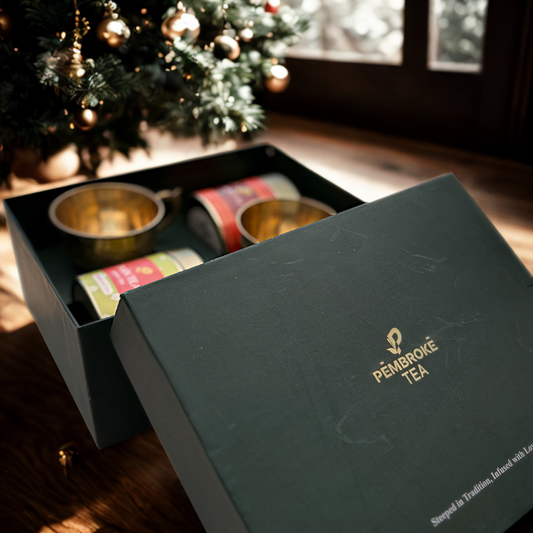 Gift Box with Brass Cups