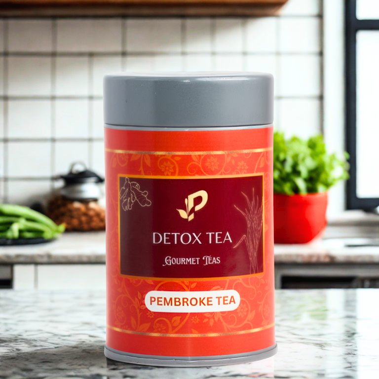Detox Tea loose leaf tin by Pembroke Tea - Feel light again