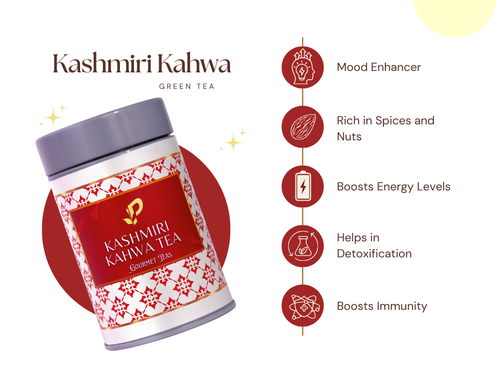Kashmiri Kahwa Tea mood enhancement and immunity boost benefits