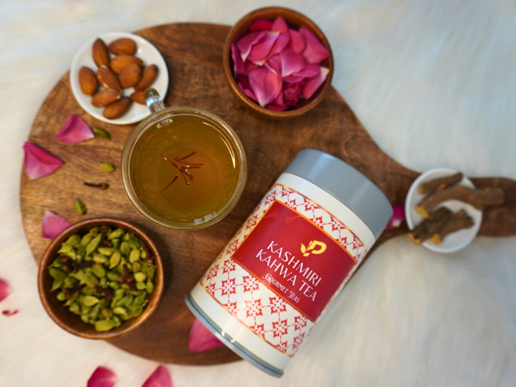 Kashmiri Kahwa Tea premium quality nuts and aromatic spices