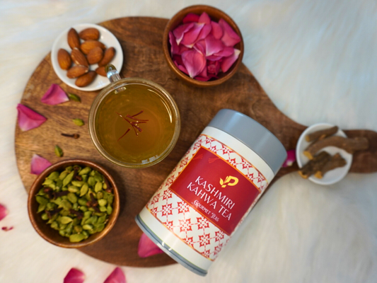 Kashmiri Kahwa Tea premium quality nuts and aromatic spices