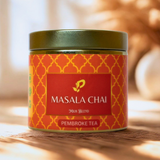 Masala Chai with ginger and cardamom